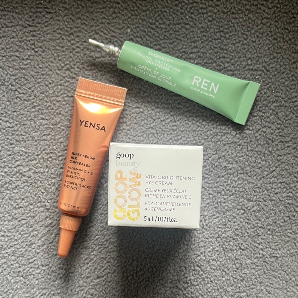 Eye cream and serum bundle : Goop beauty, REN & Yensa